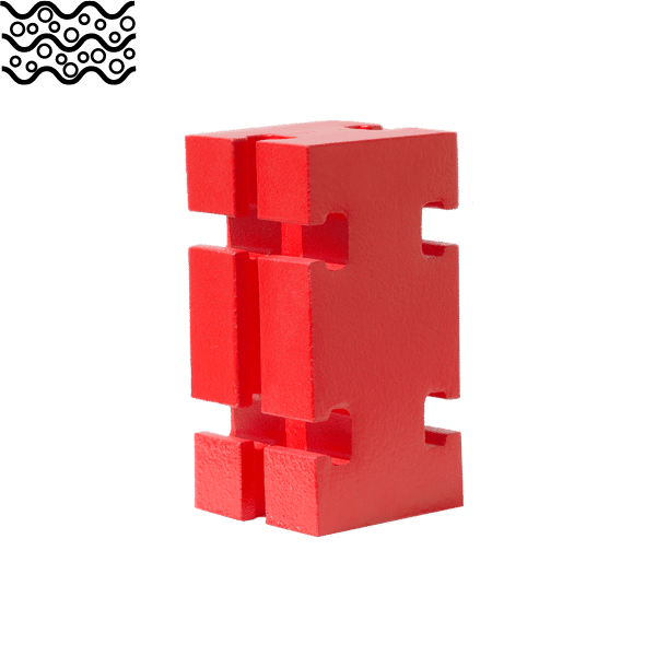 DE: Eine Bildliche Visualisierung Eines Schaumstoff Spielbausteins für die Spielwarenindustrie für das Einsatzgebiet EN: A visual representation of a foam building block for the toy industry, intended for use.